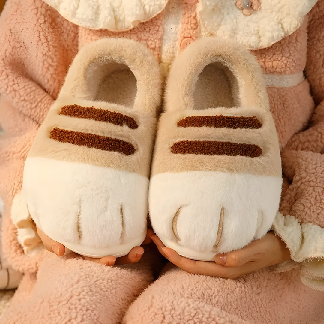 Pantuflas de gatito